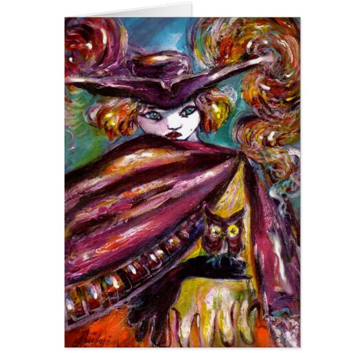 FAUST Mysterious Mask Tricorn and Owl Halloween (Voorkant)