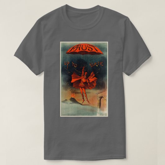 FAUST up to date 1890 Johann Wolfgang von Goethe T-shirt (Design voorkant)