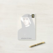 Faustina Divine Mercy Postal Saints Post-it® Notes (Op bureau)