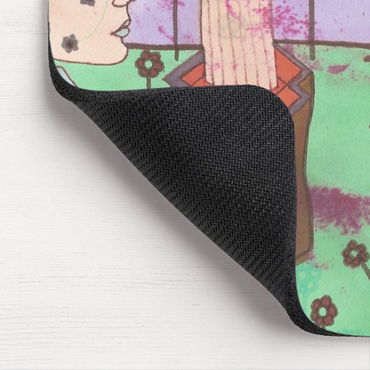 faustine surrealistische mousepad muismat (Hoek)