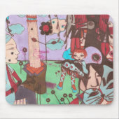 faustine surrealistische mousepad muismat (Voorkant)