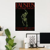 Faustus door Marlowe 1936 WPA Poster (Thuiskantoor)