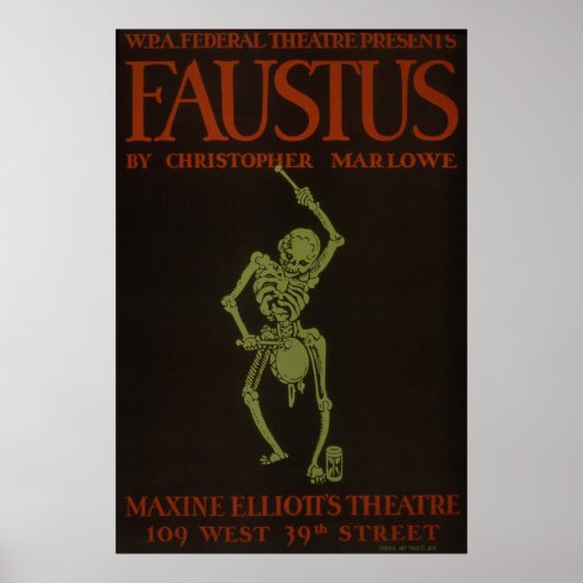 Faustus Poster (Voorkant)
