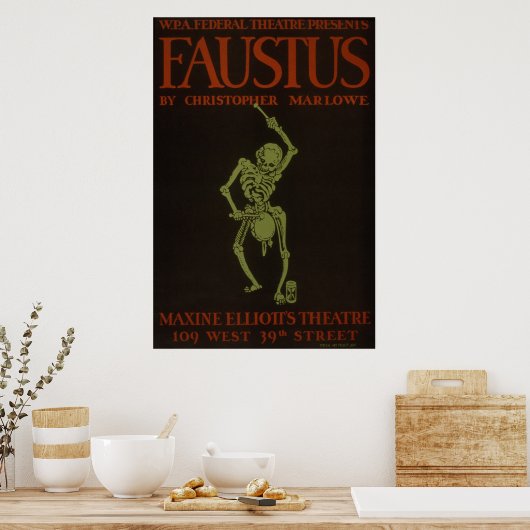 Faustus Poster (Keuken)