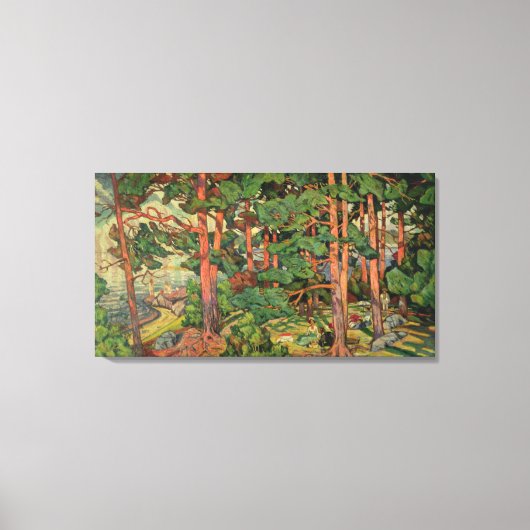 Fauve Landscape, 1910 Canvas Afdruk (Voorkant)