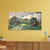 Fauve Landscape Canvas Afdruk (Insitu (Woonkamer))