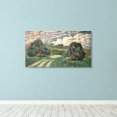 Fauve Landscape Canvas Afdruk (Insitu (Houten vloer))