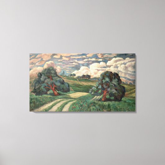 Fauve Landscape Canvas Afdruk (Voorkant)