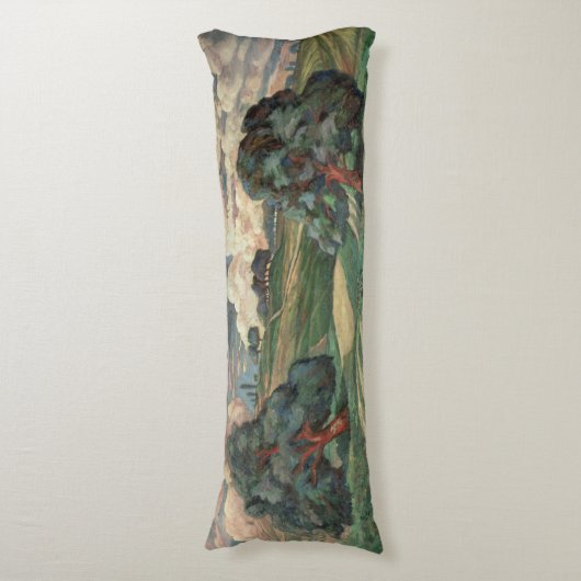 Fauve Landscape Lichaamskussen (Voorkant Verticaal)