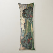 Fauve Landscape Lichaamskussen (Achterkant (Verticaal))