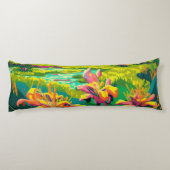 Fauvism Art Style Lillie 2 Lichaamskussen (Achterkant)