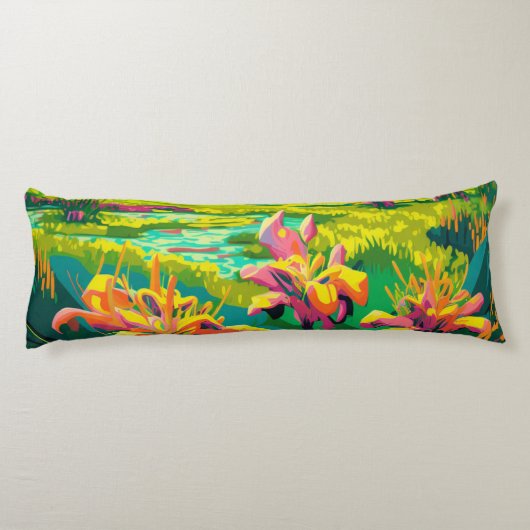 Fauvism Art Style Lillie 2 Lichaamskussen (Achterkant)