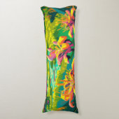 Fauvism Art Style Lillie 2 Lichaamskussen (Voorkant Verticaal)