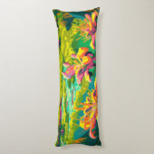 Fauvism Art Style Lillie 2 Lichaamskussen (Achterkant (Verticaal))