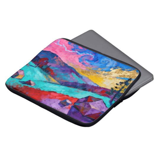 Fauvism Laptop Sleeve (Voorkant top)