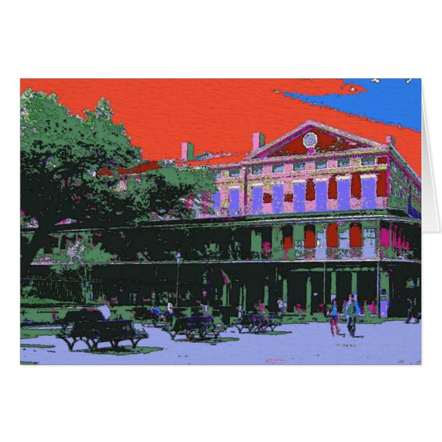 Fauvism: New Orleans Pontalba Building (Voorkant Horizontaal)