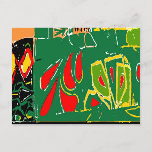 Fauvisme Abstracte vormen Briefkaart