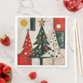 Fauvisme Kerstbomen Servet (Insitu)