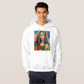 Fauvisme schilderij van anais zanotti met haar haa hoodie (Voorkant volledig)