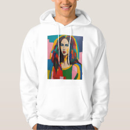 Fauvisme schilderij van anais zanotti met haar haa hoodie