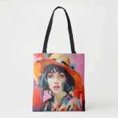 Fauvisme Vrouw in Pet Tote Bag (Voorkant)