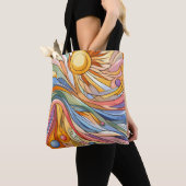 Fauvisme Zonsondergang Tote Bag (Dichtbij)