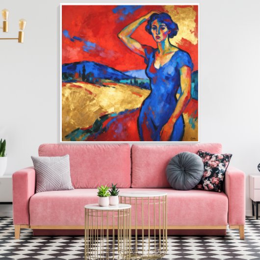 Fauvismo Canvas Afdruk (Insitu (Woonkamer))