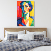 Fauvismo Canvas Afdruk (Insitu (Slaapkamer))