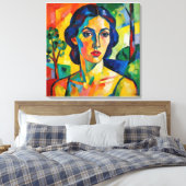 Fauvismo Canvas Afdruk (Insitu (Slaapkamer))