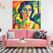 Fauvismo Canvas Afdruk (Insitu (Woonkamer))