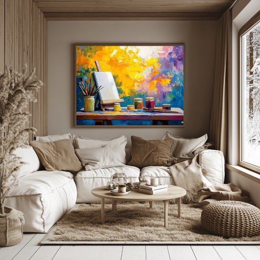 Fauvist Artist's Studio Art Print - Creatief