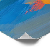 Fauvist Bangkok Tuk Tuk Street Poster (Hoek)