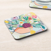 Fauvist Floral II Bier Onderzetter (Linkerzijde)