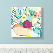 Fauvist Floral II Canvas Afdruk (Insitu (Houten vloer))