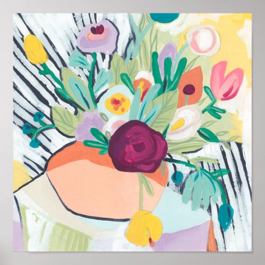 Fauvist Floral II Poster (Voorkant)
