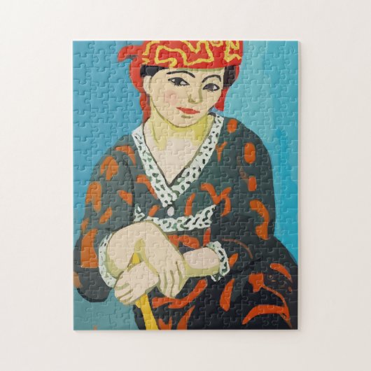 Fauvist Woman Poirtrait, JigSaw Legpuzzel (Verticaal)