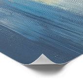 Fauvistische kat in zonovergoten raam - serene poster (Hoek)