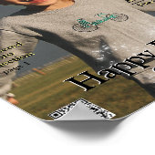 Faux 3rd Birthday Magazine Hoesje Poster (Hoek)