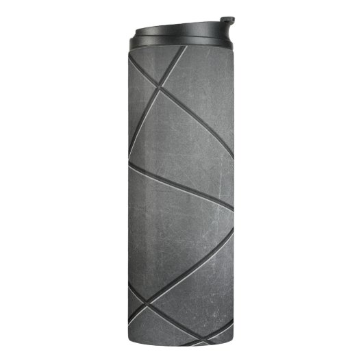 Faux, aangepaste monogram-monogram thermosbeker (Gedraaid links)