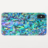 Faux Abalone Paua Shell Digital Pattern Case-Mate iPhone Case (Achterkant (horizontaal))