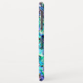 Faux Abalone Paua Shell Digital Pattern Case-Mate iPhone Case (Achterkant/links)
