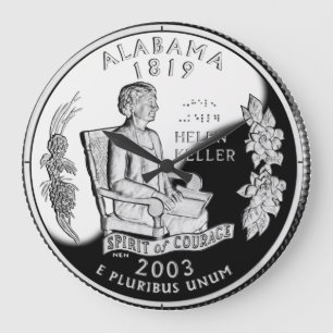 Faux Alabama State Quarter Spirit of Courage Grote Klok