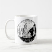 Faux Alabama State Quarter Spirit of Courage Koffiemok (Links)