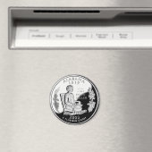 Faux Alabama State Quarter Spirit of Courage Magneet (Insitu (Vaatwasser))