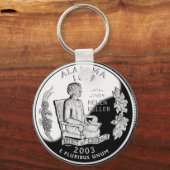 Faux Alabama State Quarter Spirit of Courage Sleutelhanger (Voorkant)