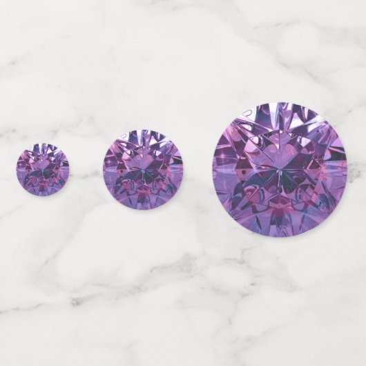 Faux Alexandriet Diamond Gemstone Confetti (Achterkanten)