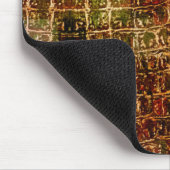 Faux Alligator Animal Skin Leather Red Brown Muismat (Hoek)