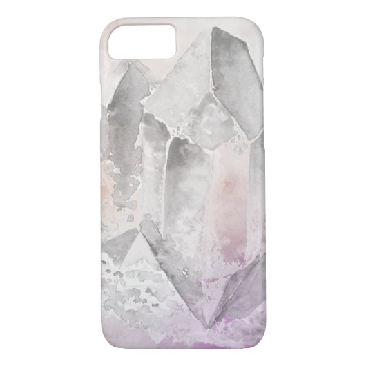 *~* Faux Amethyst Crystal Healing Energy Chakra Case-Mate iPhone Case (Achterkant)