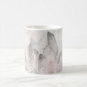 *~* Faux Amethyst Crystal Healing Energy Chakra Koffiemok (Center)