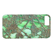 Faux Antiek Glas in lood Grapevine Case-Mate iPhone Case (Achterkant (Horizontaal))
